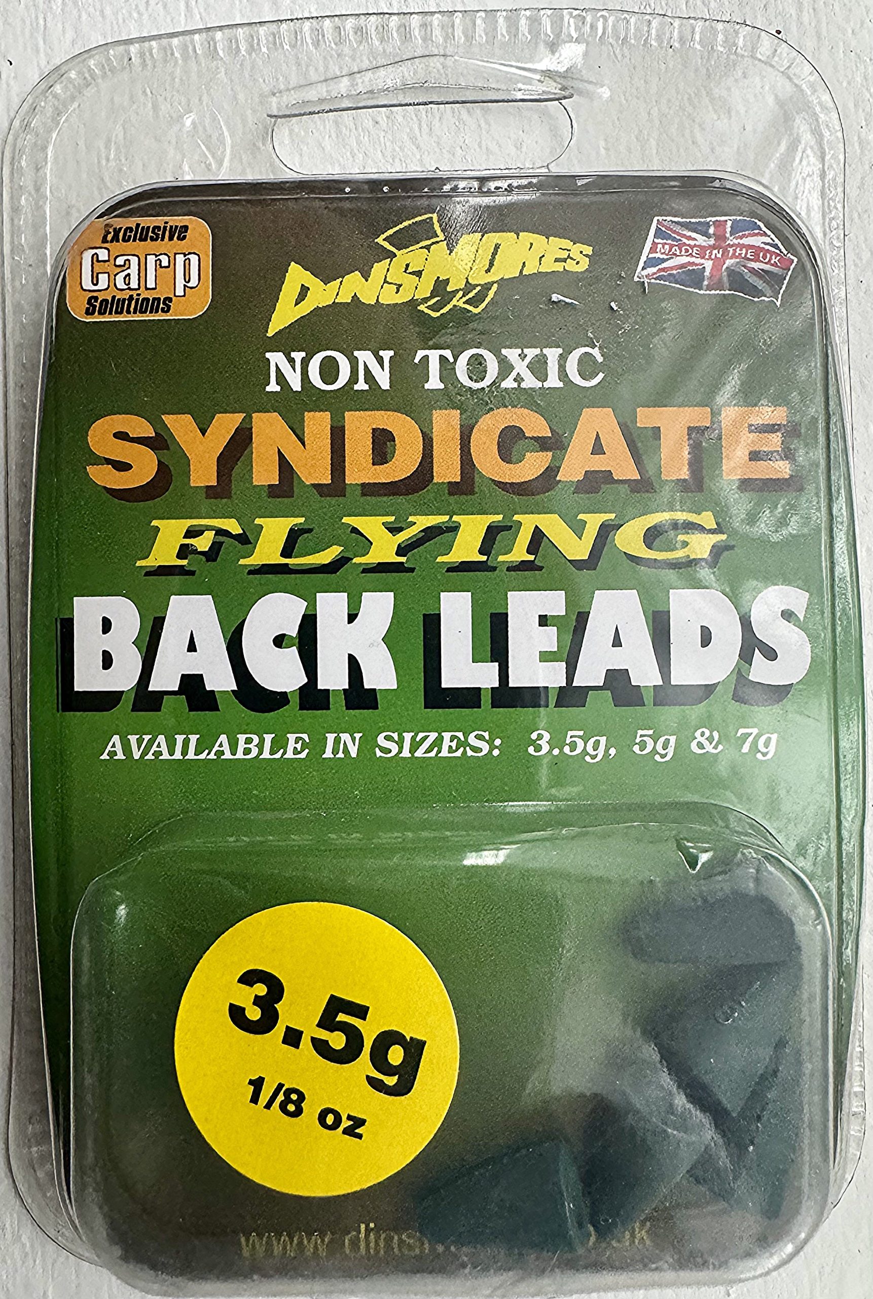Dinsmores Non Toxic Syndivate Flying Back Leads 3.5Gram 5 pack