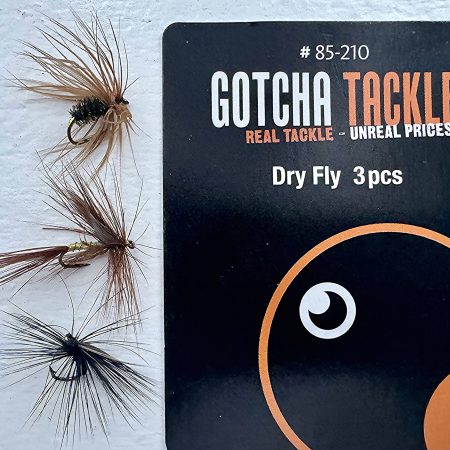 Gotch 3pcs Dry flies for fly fishing