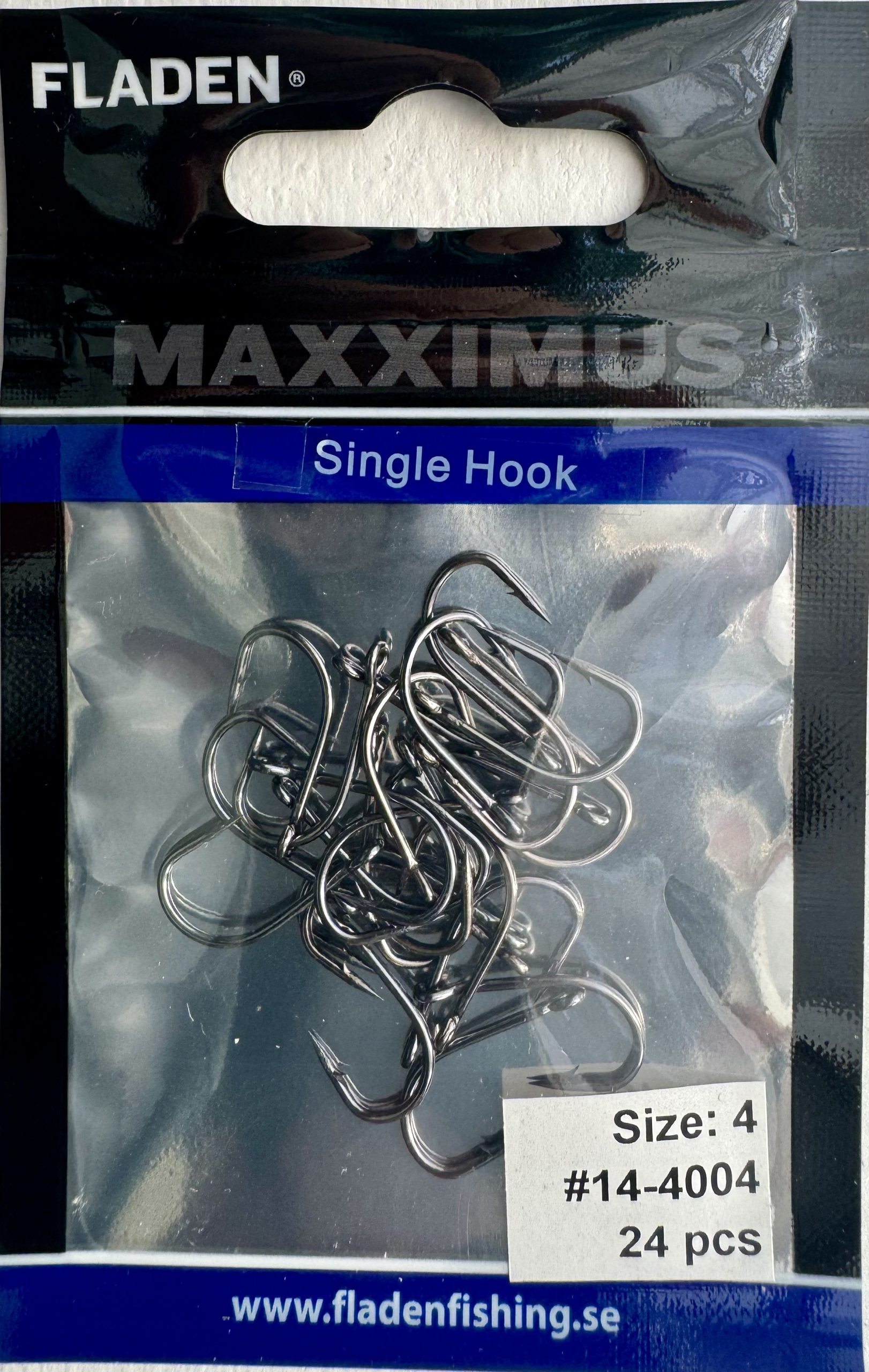 Fladen Maxximus Replacement inline hooks size 4 24 pack