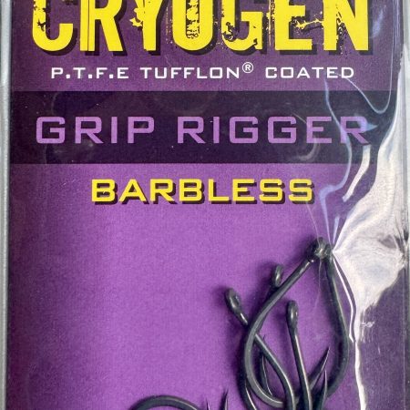 ESP Cryogen Barbless Grip Rigger Size 6 Carp Hooks - 10 pack
