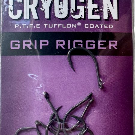 ESP Cryogen Micro-Barb Grip Rigger Size 7 Carp Hooks - 10 pack