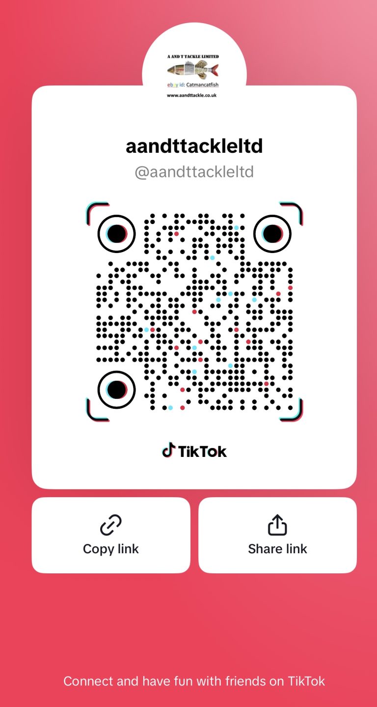 Image of TikTox QR Code for AANDTTACKLELTD website