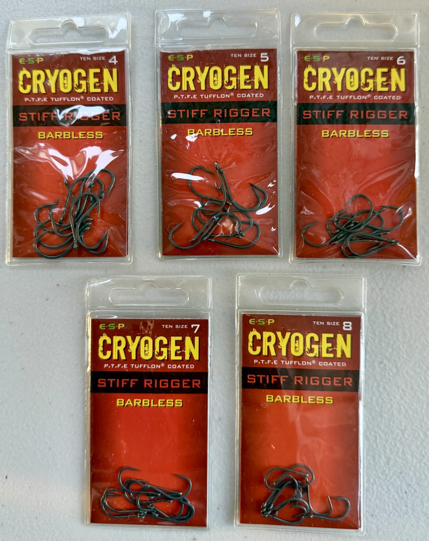 Hameçons Carpe ESP Cryogen Grip Rigger
